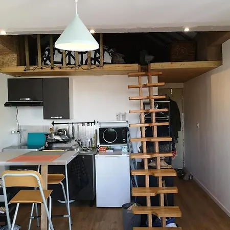 Studio Avec Mezzanine 2/4 Pers A 5 Mn Du Metro-3
